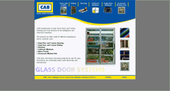 Desktop Screenshot of cab-glassdoors.co.uk